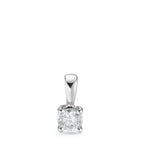 wisiorek złoto białe 750/18 K Diament biały, 0.25 ct, [Brillant], w-si Ø4 mm