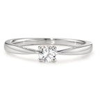 pierścionek zaręczynowy złoto białe 750/18 K Diament 0.25 ct, w-si