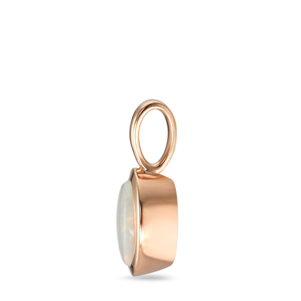 wisiorek złoto czerwone 750/18 K Opal