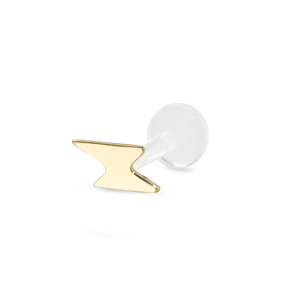 piercing złoto żółte 750/18 K Ø4 mm