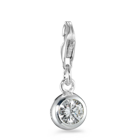 charms srebro Cyrkonia