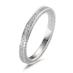 pierścionek pamięci złoto białe 750/18 K Diament biały, 0.50 ct, 155 kamienie, w-si