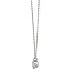 Naszyjnik złoto białe 585/14 K Diament 0.22 ct, w-si 39.5-42 cm