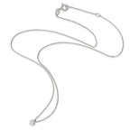 Naszyjnik złoto białe 585/14 K Diament 0.22 ct, w-si 39.5-42 cm