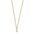 Naszyjnik złoto żółte 750/18 K Diament 0.04 ct, w-si 40-42 cm