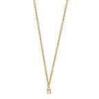 Naszyjnik złoto żółte 750/18 K Diament 0.04 ct, w-si 40-42 cm