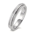 pierścionek złoto białe 750/18 K Diament 0.21 ct, 23 kamienie, [Brillant], w-si