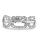 pierścionek złoto białe 750/18 K Diament 0.20 ct, [Brillant], w-si