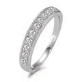 pierścionek pamięci złoto białe 750/18 K Diament 0.35 ct, 10 kamienie, w-si