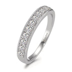 pierścionek pamięci złoto białe 750/18 K Diament 0.35 ct, 10 kamienie, w-si