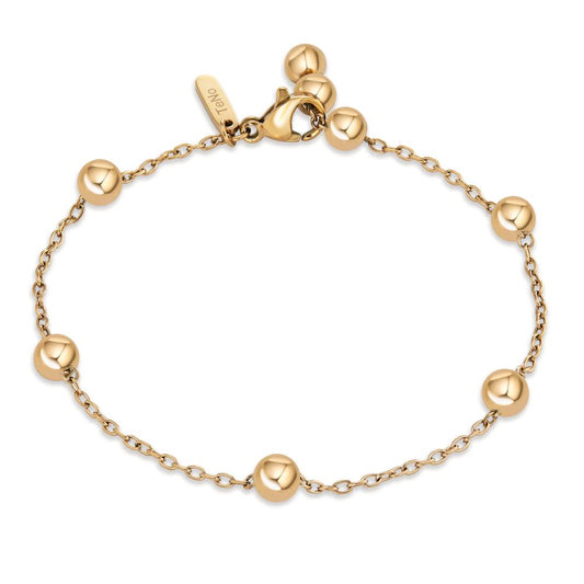 bransoletka stal nierdzewna żółty Powłoka IP 16.5-18 cm