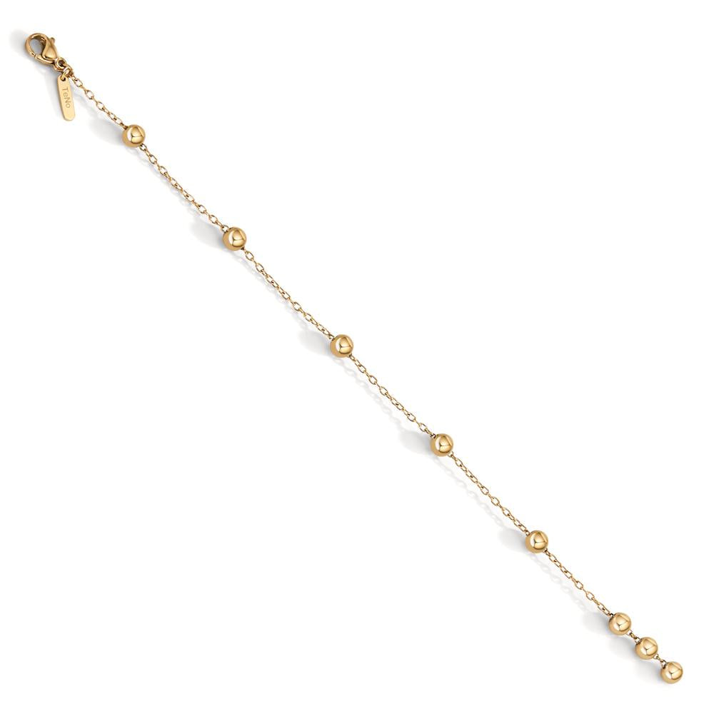 bransoletka stal nierdzewna żółty Powłoka IP 16.5-18 cm