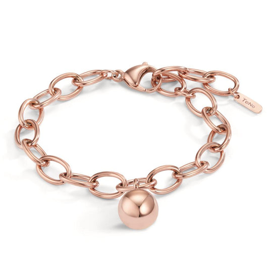 bransoletka stal nierdzewna róża Powłoka IP 16.5-21 cm