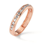 pierścionek pamięci złoto czerwone 750/18 K Diament 0.50 ct, 15 kamienie, w-si