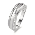 pierścionek złoto białe 750/18 K Diament 0.15 ct, 20 kamienie, w-si