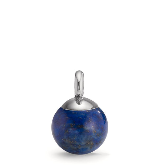wisiorek stal nierdzewna Lapis lazuli Ø10 mm