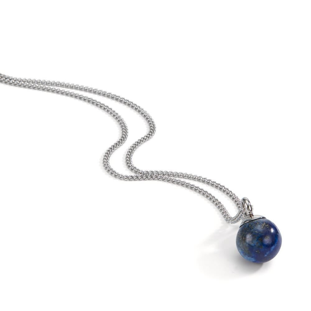 wisiorek stal nierdzewna Lapis lazuli Ø10 mm
