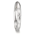 obrączka partnerska złoto białe 750/18 K Diament 0.072 ct, 24 kamienie, w-vsi
