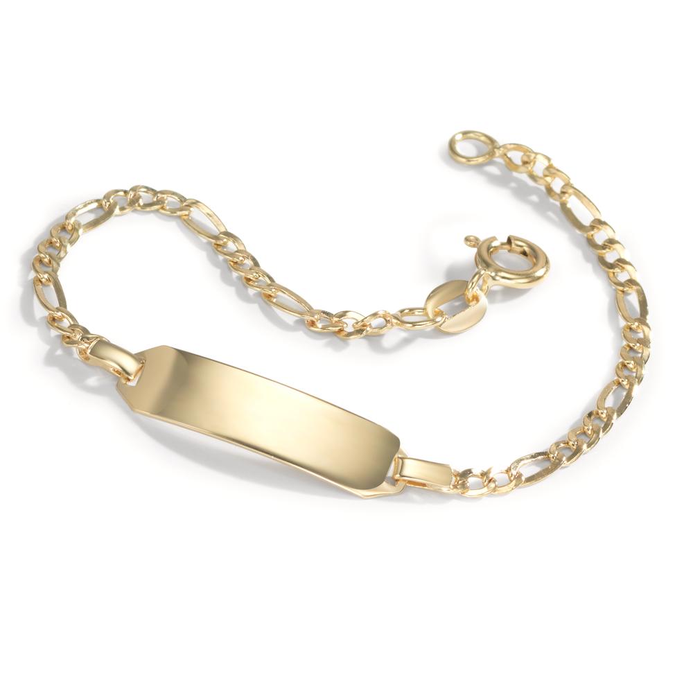 bransoletka z grawerem złoto żółte 585/14 K 14 cm