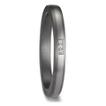 obrączka partnerska tantal 999, platyna 950 Diament 0.01 ct, 3 kamienie, w-si