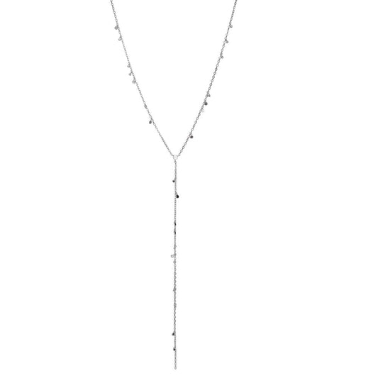 Naszyjnik srebro rodowany 46-51 cm