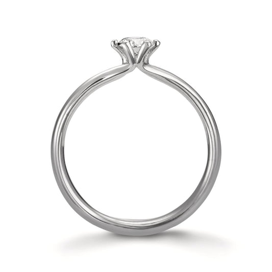 pierścionek zaręczynowy platyna 950 Diament 0.30 ct, w-si, GIA