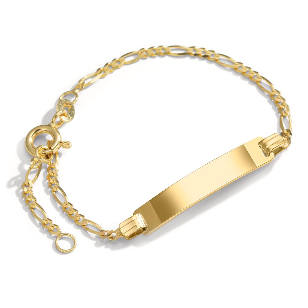 bransoletka z grawerem złoto żółte 585/14 K 12-14 cm