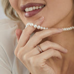 zestaw pierścionków złoto czerwone 750/18 K Diament 0.50 ct, w-si