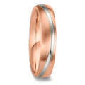 obrączka partnerska złoto białe 750/18 K, złoto czerwone 750/18 K