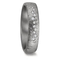obrączka partnerska tantal 999 Diament 0.104 ct, 12 kamienie, w-si