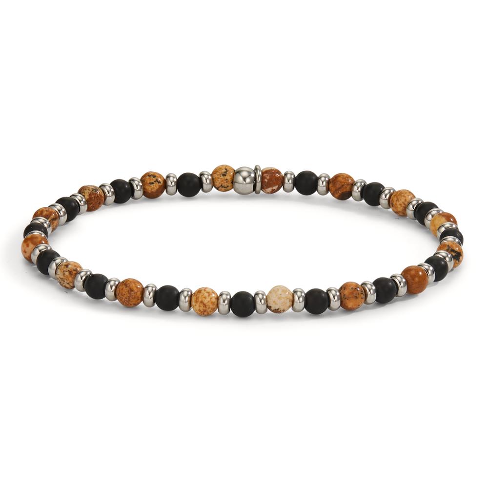 bransoletka stal nierdzewna Onyks 19 cm Ø4.5 mm