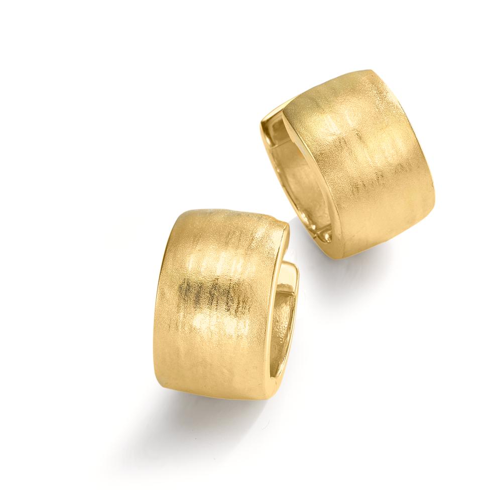 kolczyki koła srebro pozłacany