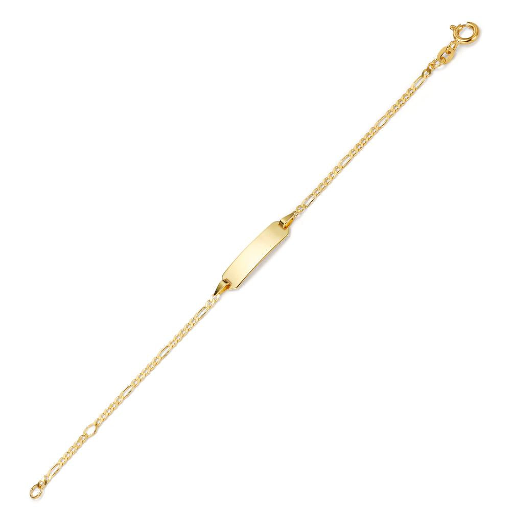 bransoletka z grawerem złoto żółte 585/14 K 12-14 cm