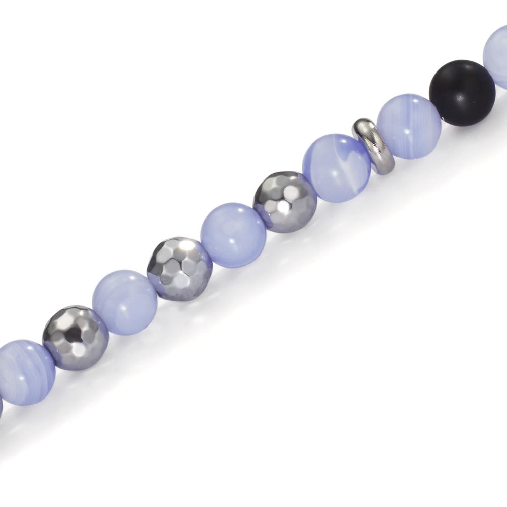 bransoletka stal nierdzewna Agat 21-25 cm Ø6.5 mm