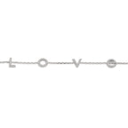 bransoletka srebro Cyrkonia rodowany 16-18 cm