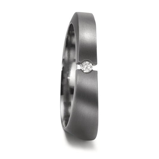 obrączka partnerska tantal 999 Diament 0.03 ct, w-si