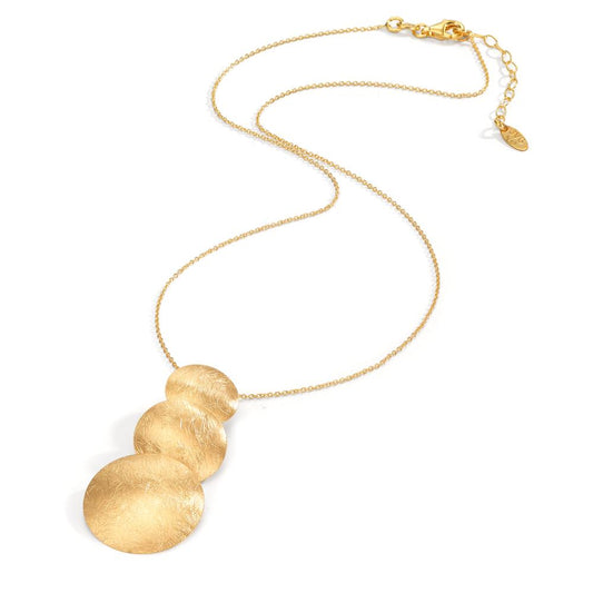 Naszyjnik srebro żółty pozłacany 40-44 cm