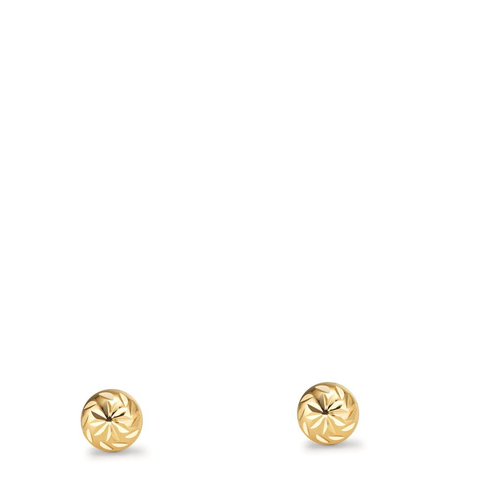 kolczyki wkrętki złoto żółte 375/9 K Ø4 mm