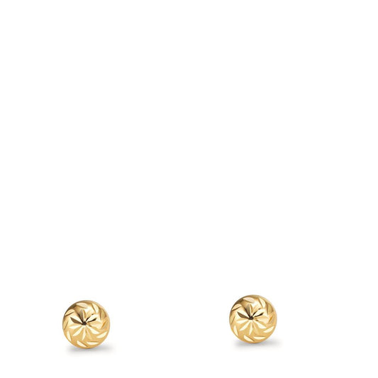 kolczyki wkrętki złoto żółte 375/9 K Ø4 mm