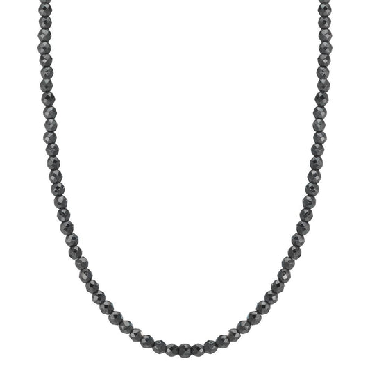 Naszyjnik stal nierdzewna Hematyt 3 mm 43 cm