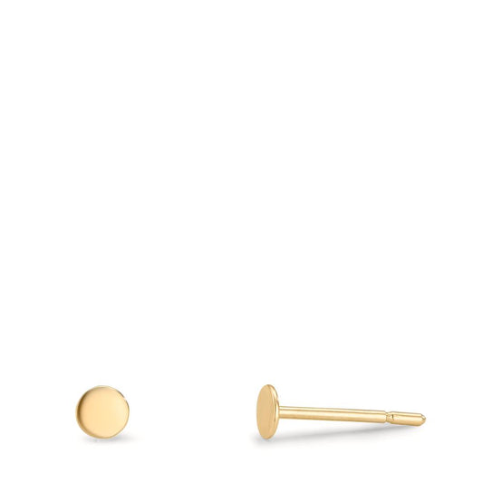 kolczyki wkrętki złoto żółte 375/9 K Ø3 mm
