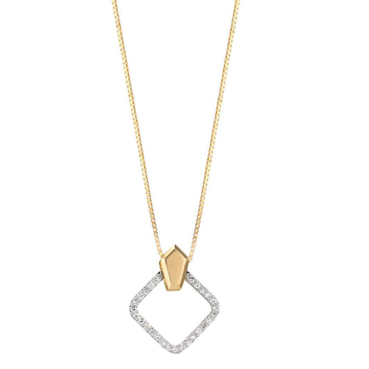 wisiorek złoto żółte 750/18 K Diament 0.10 ct, w-si