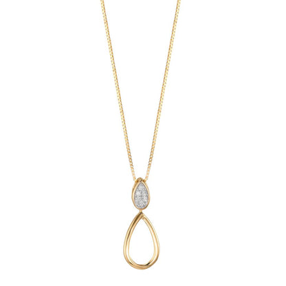 wisiorek złoto żółte 750/18 K Diament 0.03 ct, 6 kamienie, w-pi1
