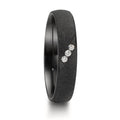 obrączka partnerska cyrkon Diament 0.045 ct, 3 kamienie, w-si