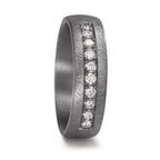 obrączka partnerska tantal 999 Diament laboratoryjny 0.25 ct, 10 kamienie, tw-vsi