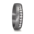 obrączka partnerska tantal 999 Diament laboratoryjny 0.25 ct, 10 kamienie, tw-vsi
