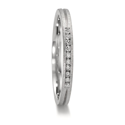 obrączka partnerska platyna 950 Diament 0.075 ct, 10 kamienie, w-si