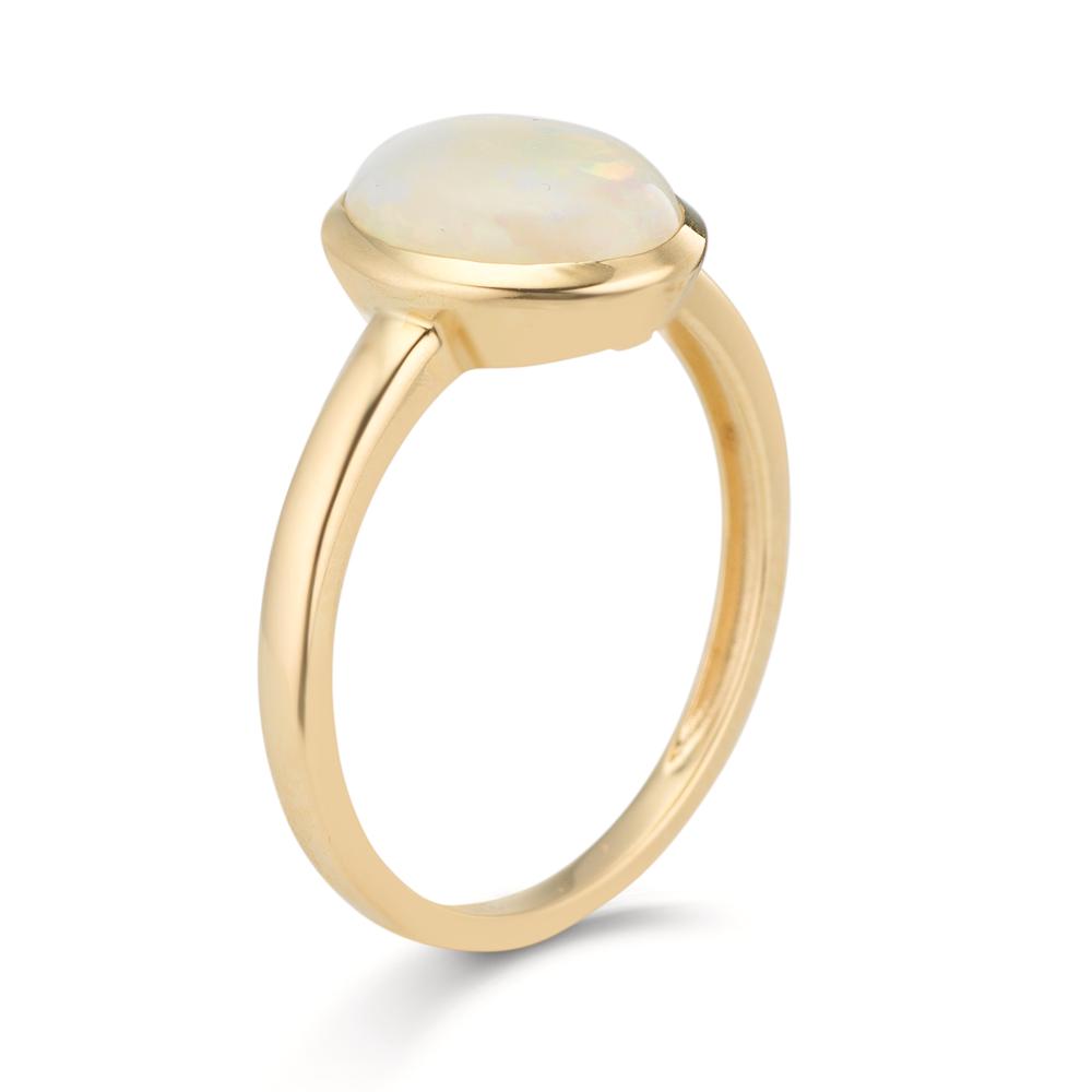 pierścionek złoto żółte 375/9 K Opal