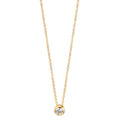 Naszyjnik złoto żółte 750/18 K Diament 0.05 ct, w-si 42-45 cm