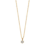 Naszyjnik złoto żółte 750/18 K Diament 0.05 ct, w-si 42-45 cm
